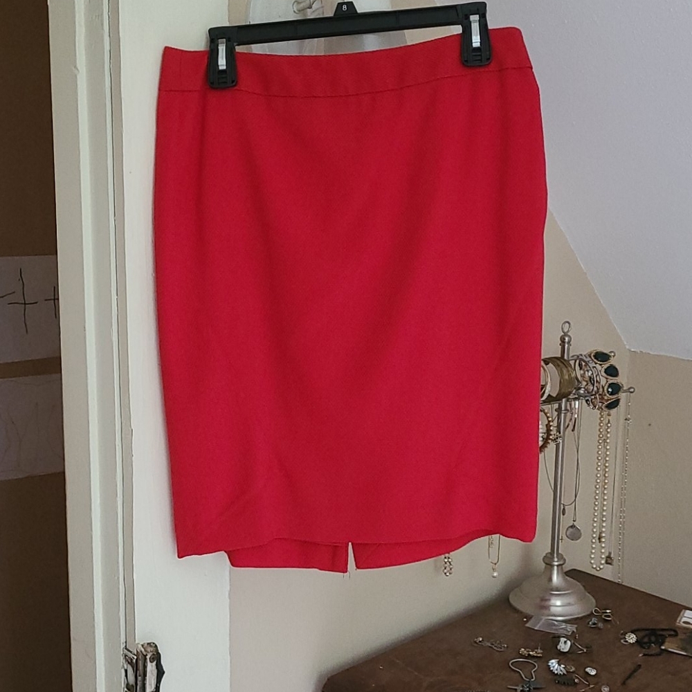 The Limited red pencil skirt